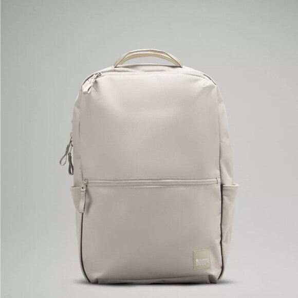 lululemon athletica Handbags - NWT Lululemon 22L Grey Eucalyptus Double Zip Backpack
